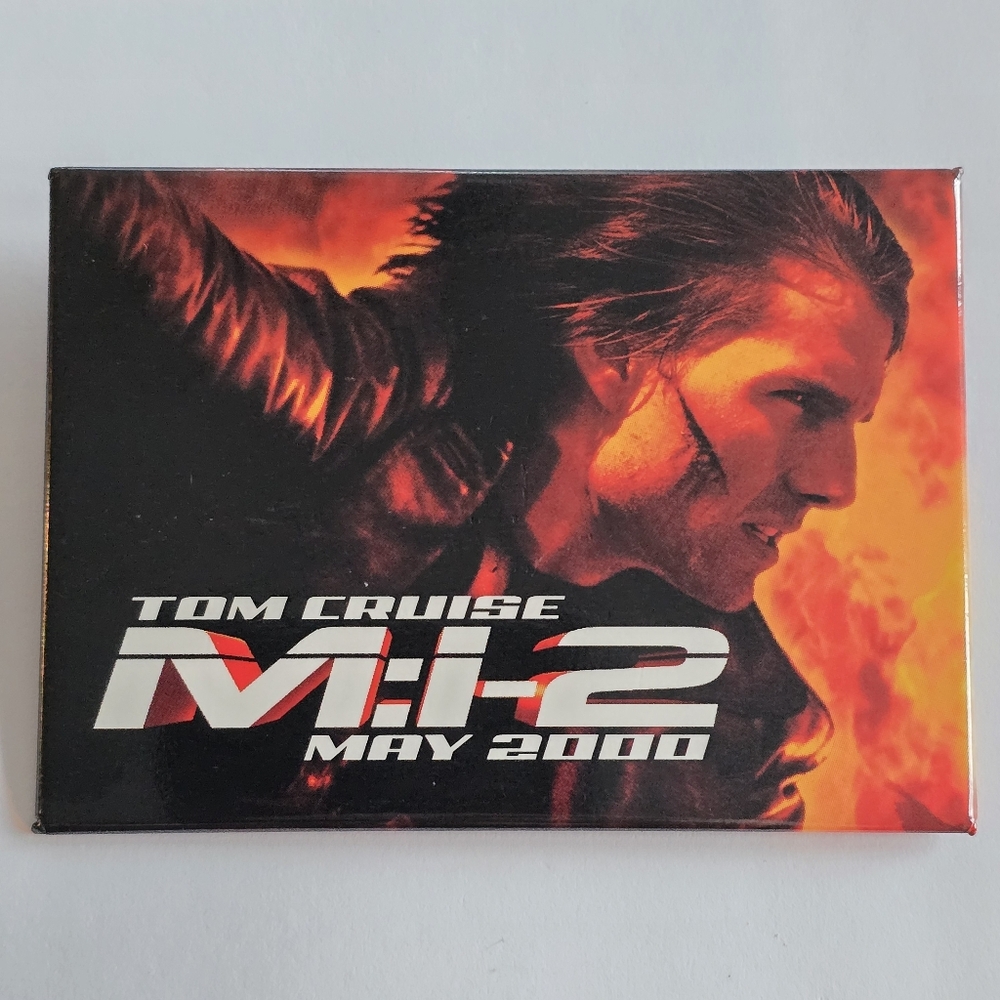 Mission Impossible 2 pin brooch movie film promo cinema M:I-2 MI2